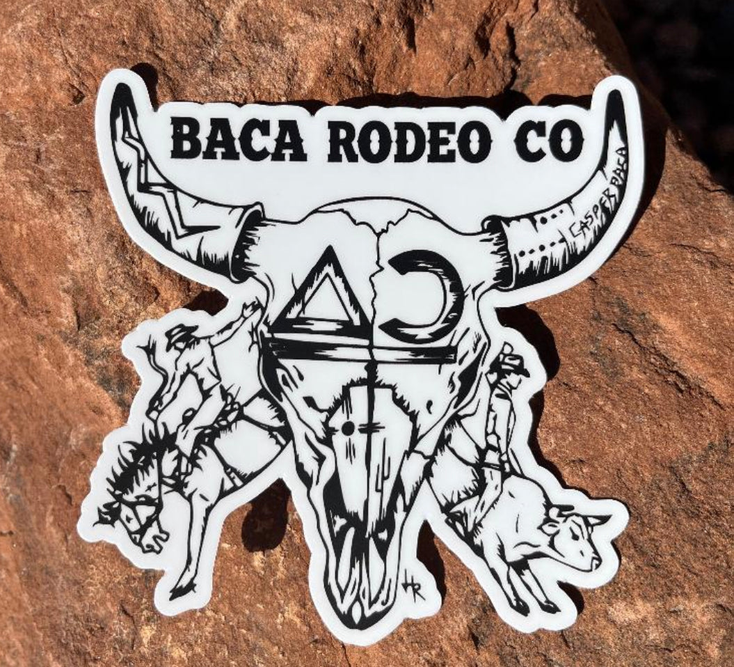 Baca Rodeo Co art sticker